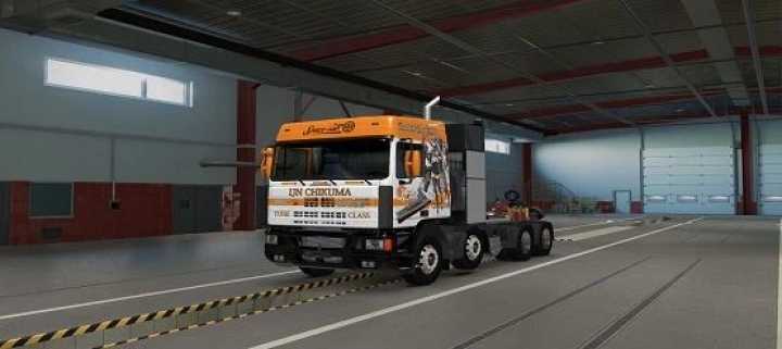 Daf 95 Ati Azur Lane: Ijn Chikuma Skin V1.0 ETS2 1.49