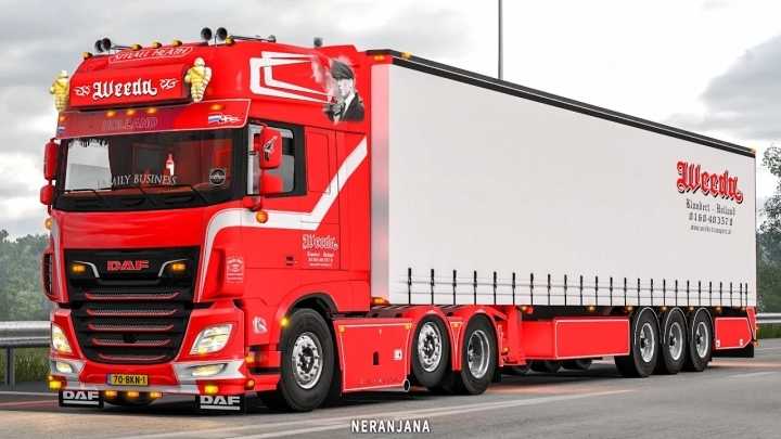 Daf Xf106 480 Weeda Transport V13.0 ETS2 1.49