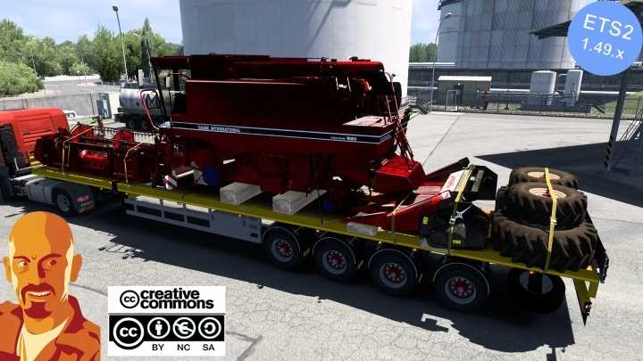Doll 4 Axis Flatbed & Farming Cargo Pack ETS2 1.49