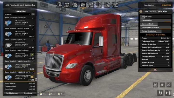 Engine International Lt 1000 Hp V1.0 ETS2 1.49