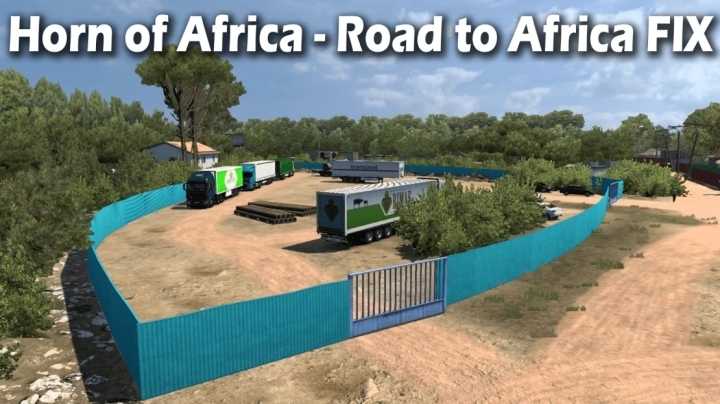 Horn Of Africa – Road To Africa V0.6 ETS2 1.49