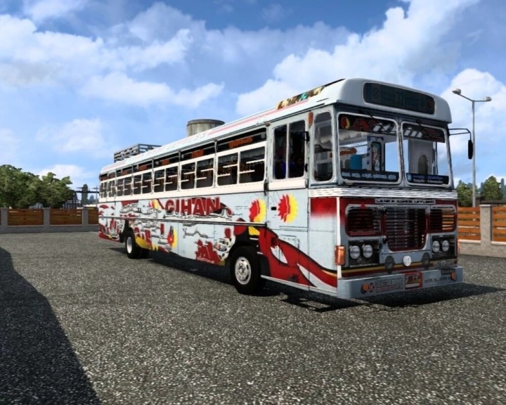 Lanka Ashok Layland Rework Paint Go ETS2 1.49