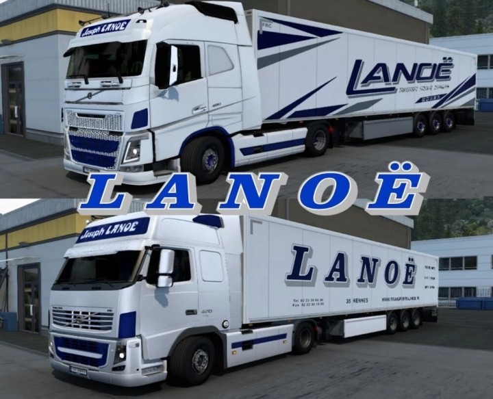 Lanoe Transports Skin Pack V1.0 ETS2 1.49