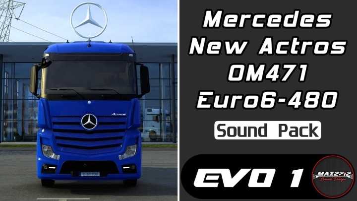 Mb New Actros 480 Om471 Sound Pack ETS2 1.49