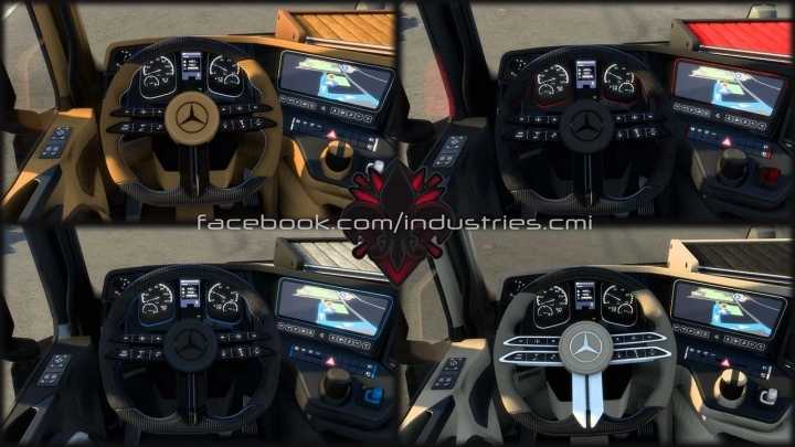 Mercedes-Benz Actros Mp4 Cmi Interior Bundle ETS2 1.49