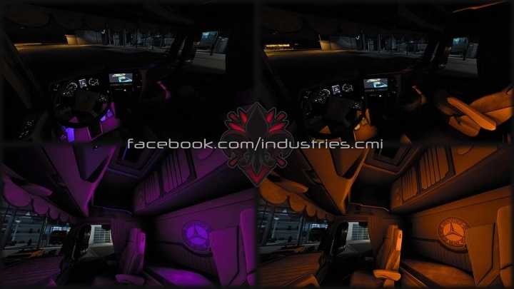 Mercedes-Benz Actros Mp4 Cmi Interior Bundle ETS2 1.49
