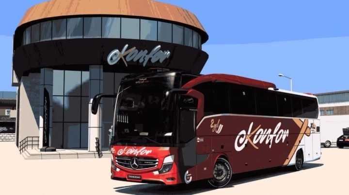 Mercedes Benz Travego 16 Shd Euro 6 Konfor Turizm Skinpack V2.0.1 ETS2 1.49