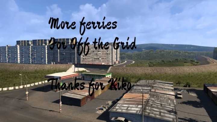 More Ferries For Off The Grid Map ETS2 1.49