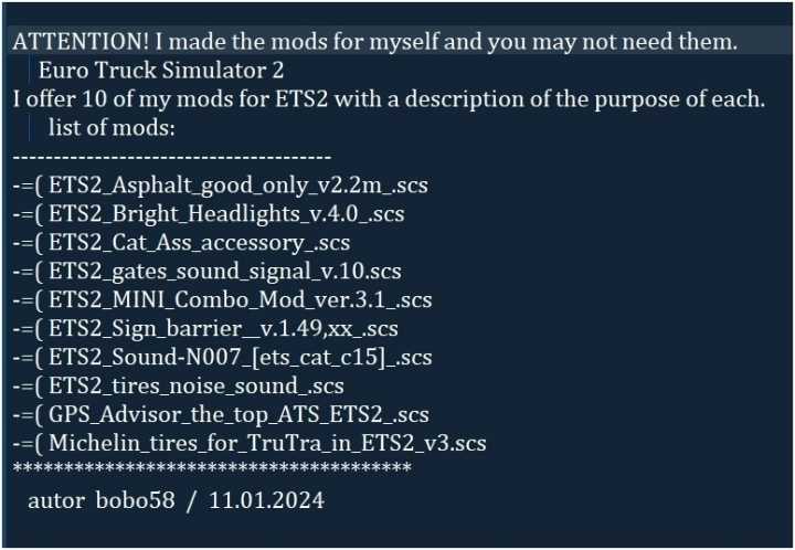 My 10 Mods ETS2 1.49