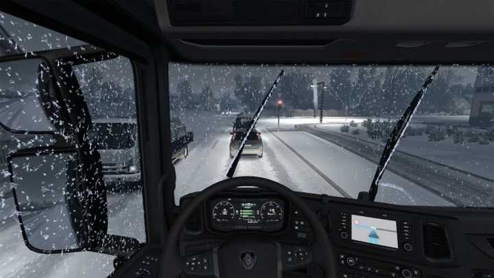 Nice Winter Addon For Frosty Winter Weather Mod 7.9 ETS2 1.49
