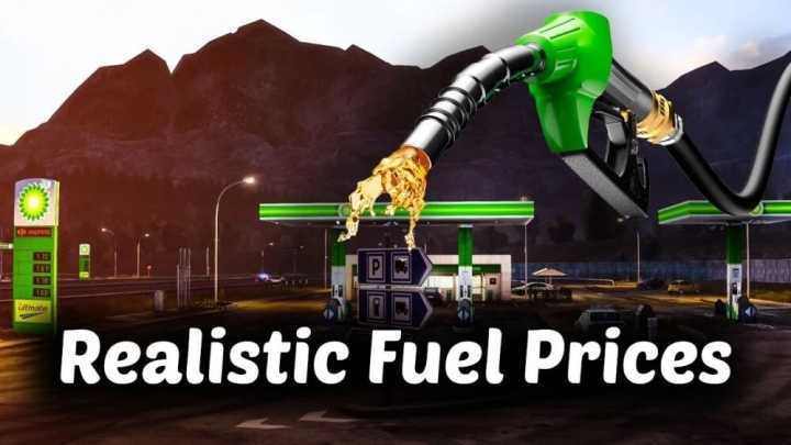 Realistic Fuel Prices – Week 4 V1.0 ETS2 1.49