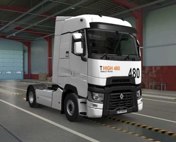 Renault T High 480 Skin V1.0 ETS2 1.49