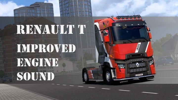 Renault T Improved Engine Sound V1.0 ETS2 1.49