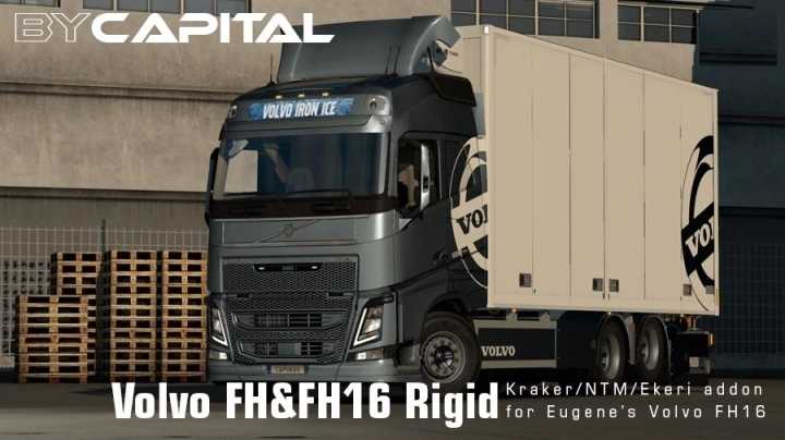 Rigid Chassis Addon For Volvo Fh16 2012 ETS2 1.49