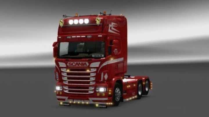 Rjl Red Liner Skin ETS2 1.49