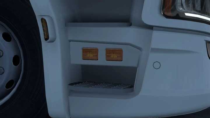 Scania Ng Sr Doorsteps Side Marker Lamp Orange White V1.0 ETS2 1.49