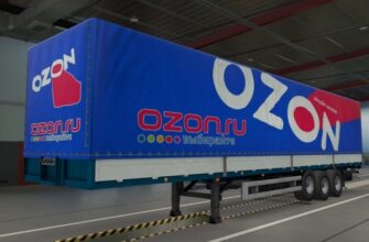 Полуприцеп Maz-9758 Trailer V2.0 для ETS2 1.49