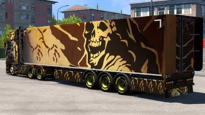 Skull Knight Rider Skin ETS2 1.49