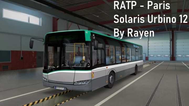 Solaris Urbino 12 – Ratp Repaint V1.0 ETS2 1.49