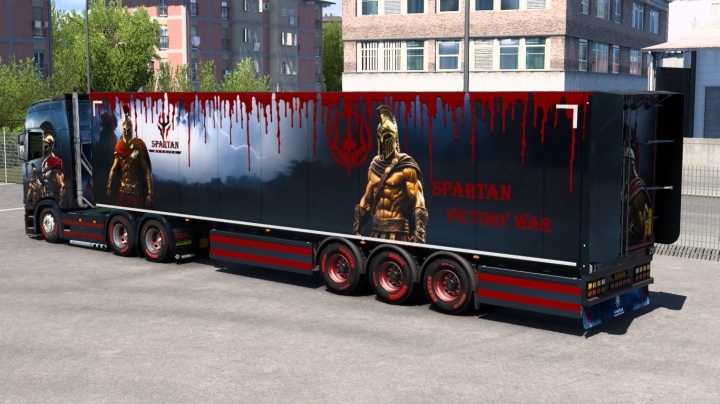 Spartan Warriors Skin V1.0 ETS2 1.49
