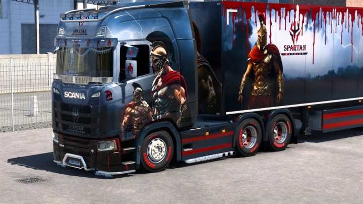 Spartan Warriors Skin V1.0 ETS2 1.49