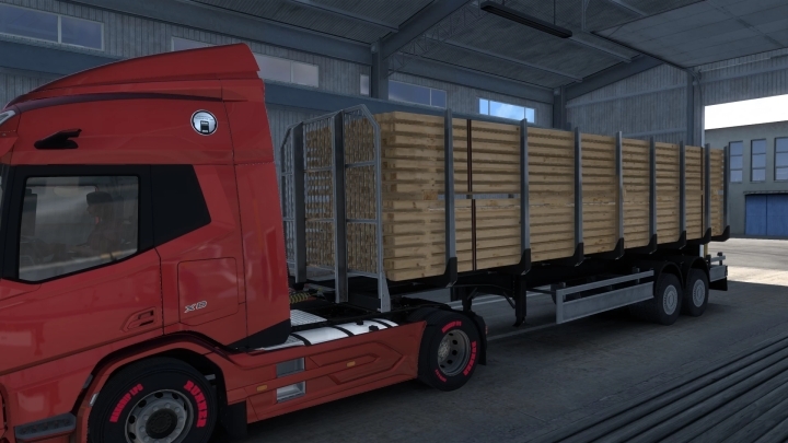 Trailer Kzap-9370 Sorting Truck In The Property ETS2 1.49
