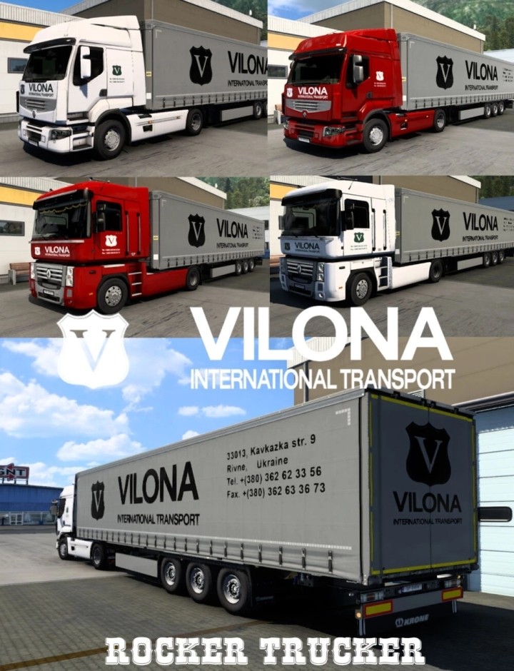 Vilona International Transport Skin Pack V1.0 ETS2 1.49