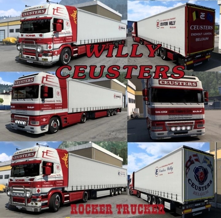 Willy Ceusters Skin Pack V1.0 ETS2 1.49