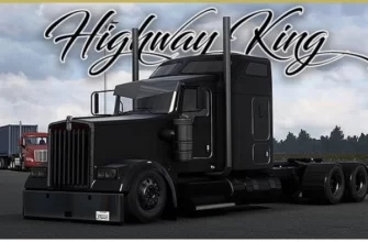 Highway King W900 V1.1 ATS 1.49 - Highway King W900 V1.1 ATS 1.49