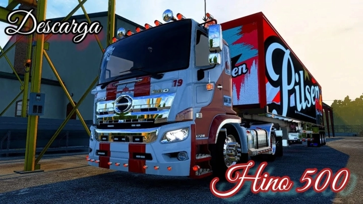 Hino 500 1726 Truck + Interior V1.0 ATS 1.49