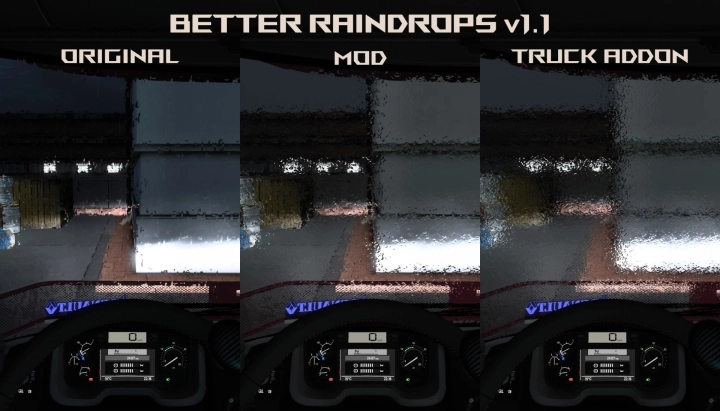 Better Raindrops V1.9.4 ETS2 1.49