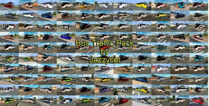 Bus Traffic Pack V18.1 ETS2 1.49