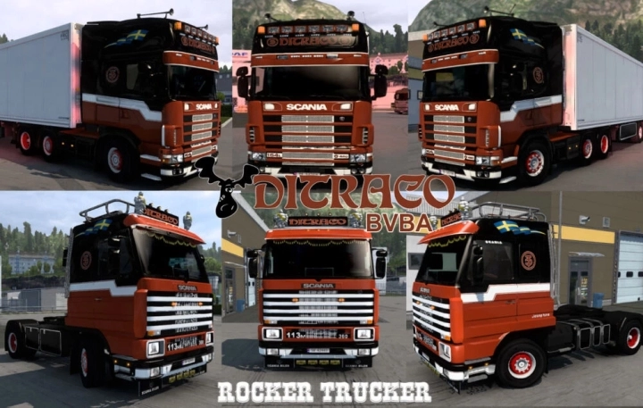 Ditraco Transport Bvba Skin Pack V1.0 ETS2 1.49