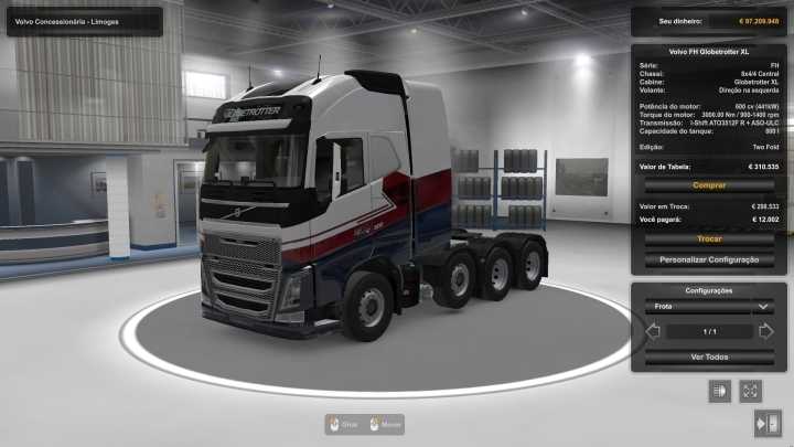 Engine D17 600 Hp Volvo Fh16 2012 V1.0 ETS2 1.49