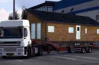 Европейский прицеп для перевозки караванов V3.0 ETS2 1.49