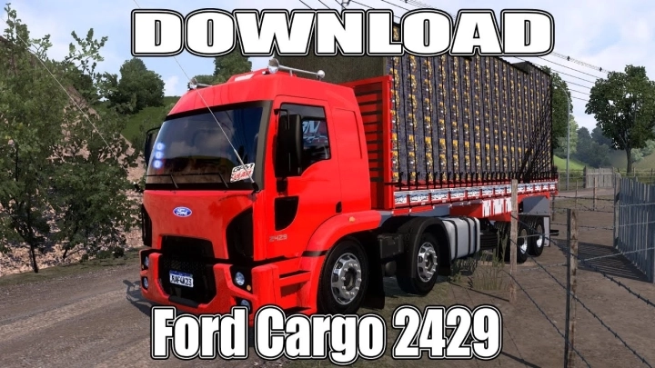 Ford Cargo 2429 Truck + Interior V1.2 ETS2 1.49