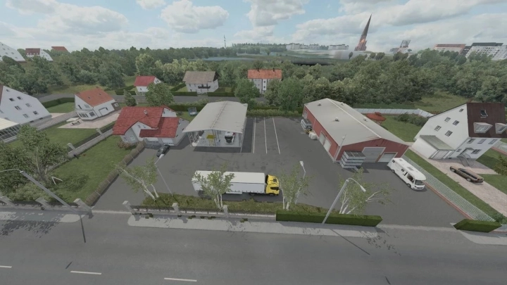 Home With Warehouse In Rostock V1.0 ETS2 1.49