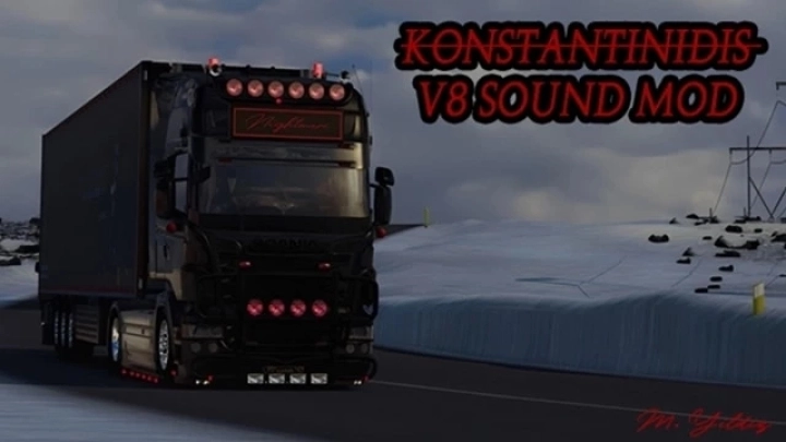 Konstantinidis V8 Sound Mod V1.0 ETS2 1.49