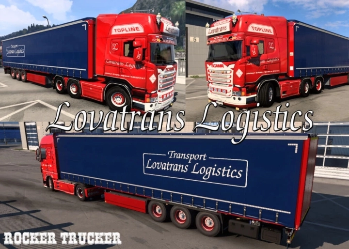 Lovatrans Logistics Skin Pack V1.0 ETS2 1.49
