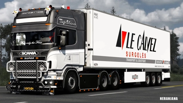 Ludwig Scania R620 V8+Schmitz Trailer ETS2 1.49