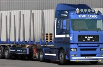 Грузовик Man Tga версии 2.2 для игры Euro Truck Simulator 2 версии 1.49