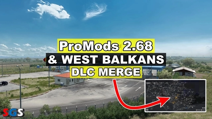 Promods 2.68 & West Balkans Dlc Merge Quality Edition V1.3 ETS2 1.49