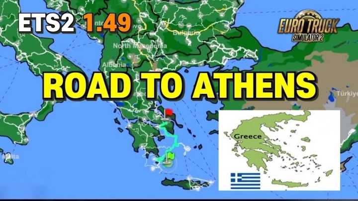 Road To Athens Version 1.7 ETS2 1.49
