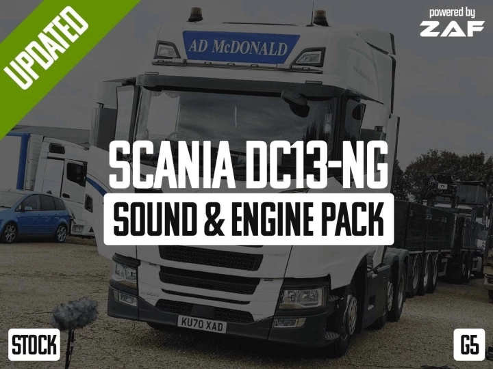 Scania Dc13-Ng Sound & Engine Pack V1.1 ETS2 1.49