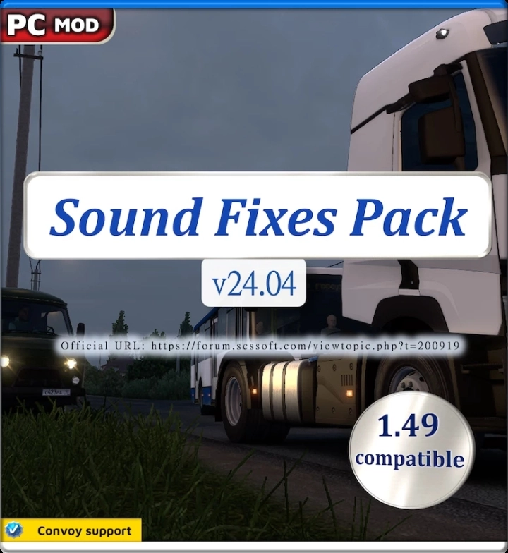 Sound Fixes Pack V24.04 ETS2 1.49