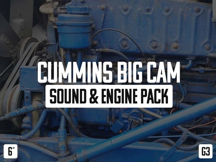 ATS – Cummins Big Cam Sound & Engine Pack (1.49)