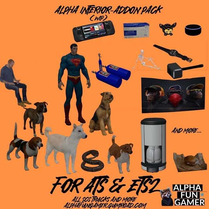 ETS2 – Alpha Interior-Addons Pack V1.2 (1.49)