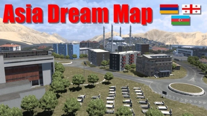 ETS2 – Asia Dream Map V8.0 (1.49)