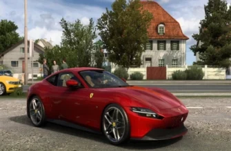 Обновление Ferrari Roma Spider V2.0 для ETS2 версии 1.49.