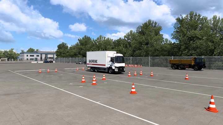 ETS2 – French Truck Driving Licence C-Ce Practice Map V1.0 (1.49)